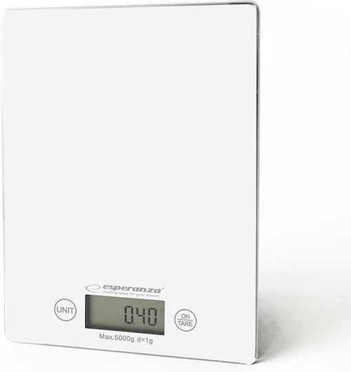 Esperanza Lemon Digital Kitchen Scale up to 5kg White