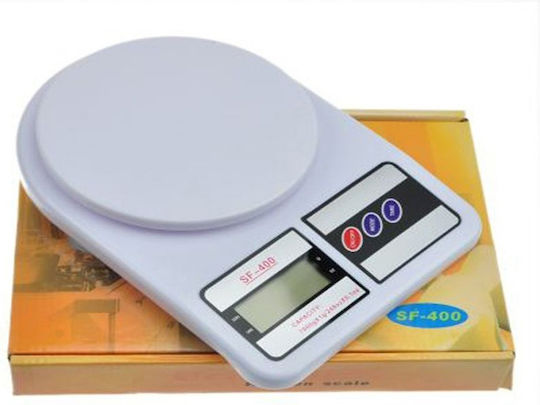 Ψηφιακή Ζυγαριά Κουζίνας έως 7kg Λευκή