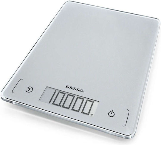 Soehnle Page Comfort 300 Slim Ψηφιακή Ζυγαριά Κουζίνας έως 10kg Γκρι