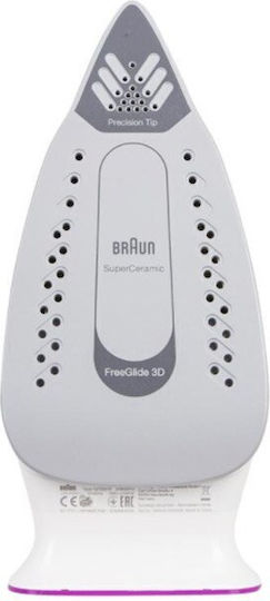 Braun TexStyle 3 SI 3030 Σίδερο Ατμού 2300W με Κεραμική Πλάκα και Συνεχόμενη Παροχή 45gr/min