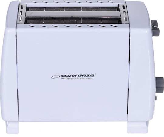 Esperanza Caprese Тостер Двуместна 700W Бяла