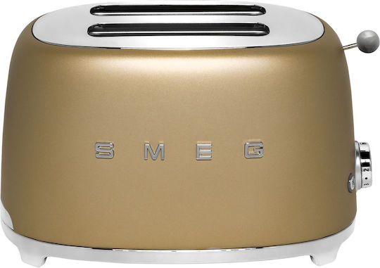Smeg Toaster 2 Slots 950W Gold