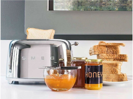 Smeg Тостер Двуместна 950W Inox