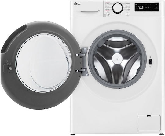LG Πλυντήριο Ρούχων 9kg με Τεχνολογία Ατμού 1200 Στροφών AI DD F2WR509SBW