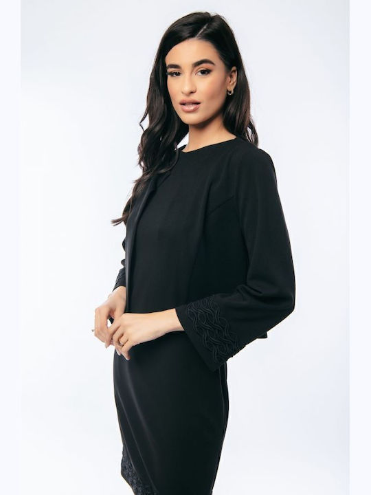 BelleFille Blazer pentru femei Sacou Negru