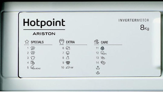 Hotpoint-Ariston Built-in Washing Machine 8kg 1400 Rounds BI WMHG 81485 EU