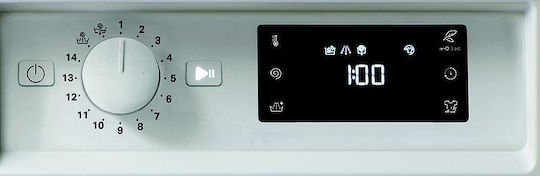 Hotpoint-Ariston Built-in Washing Machine 8kg 1400 Rounds BI WMHG 81485 EU