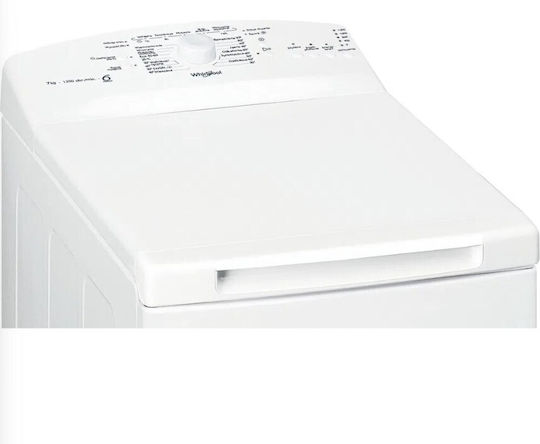 Whirlpool Πλυντήριο Ρούχων Άνω Φόρτωσης 7kg 1200 Στροφών FreshCare NTDLR 7220LS PL/N