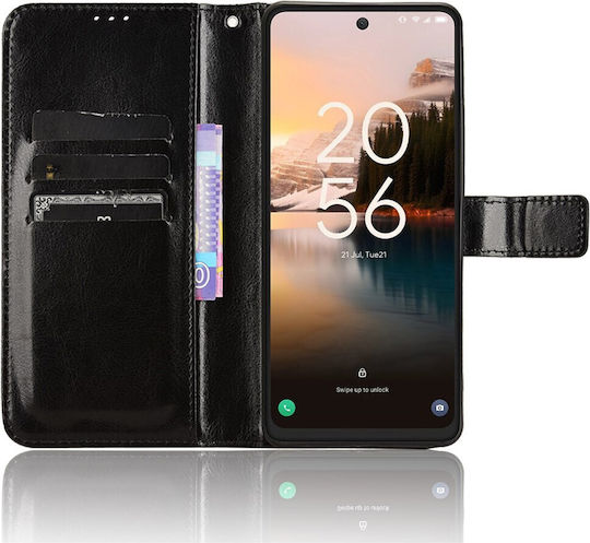 Wallet Δερματίνης / Πλαστικό Μαύρο (TCL 40 NXTPAPER 4G)