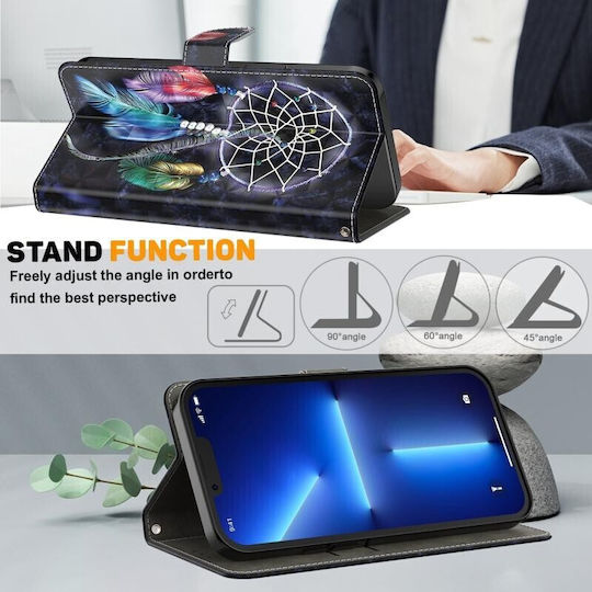 3d Painting Pattern Brieftasche (iPhone SE 2020)