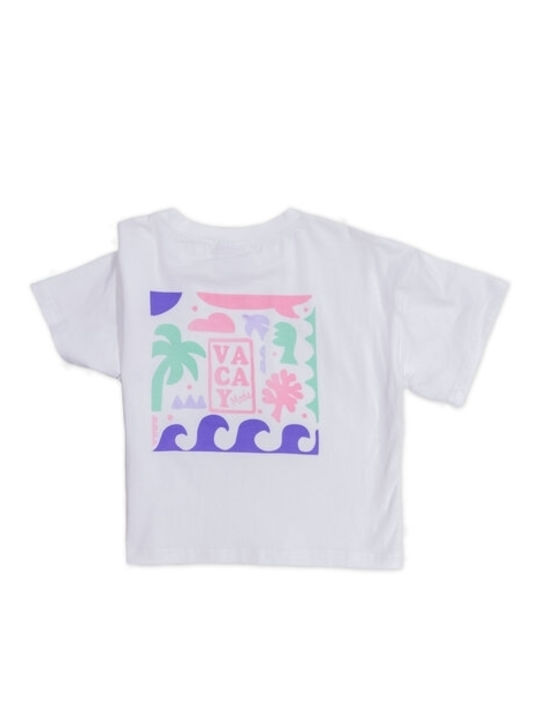 New College Kids Blouse Short Sleeve White