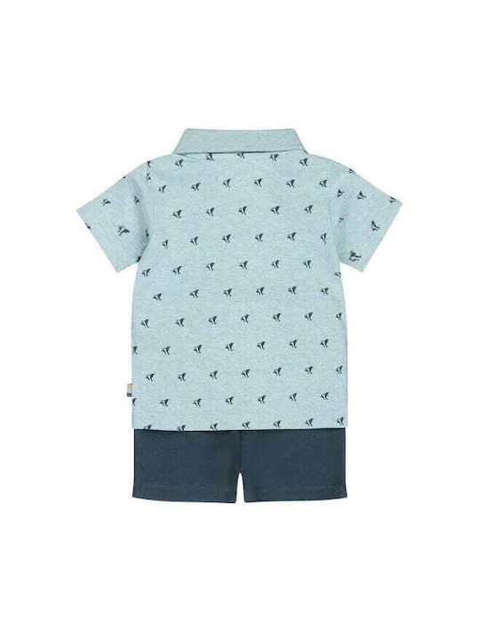 Dirkje Kinder Set mit Shorts Sommer 2Stück Hellblau