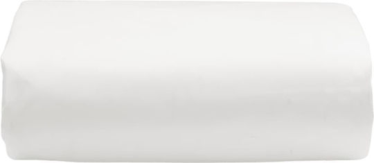 vidaXL Αδιάβροχος Μουσαμάς 650gr/m² 6x3μ. Βαρέως Τύπου Λευκός