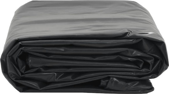vidaXL Waterproof Tarpaulin 650gr/m² 2.5x1m. Heavy Duty Black