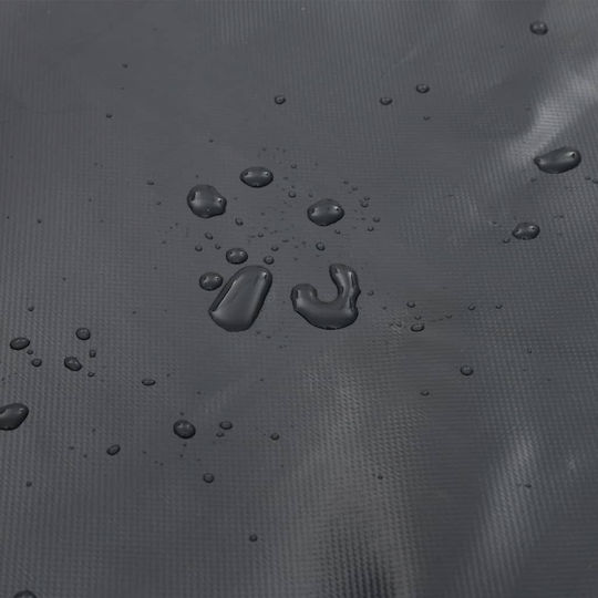 vidaXL Waterproof Tarpaulin 650gr/m² 2.5x1m. Heavy Duty Black