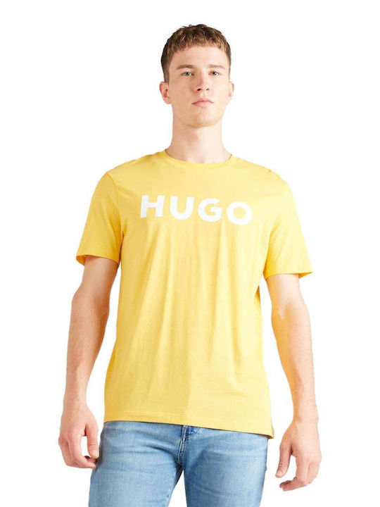 Hugo Boss T-shirt Bărbătesc cu Mânecă Scurtă Ciel