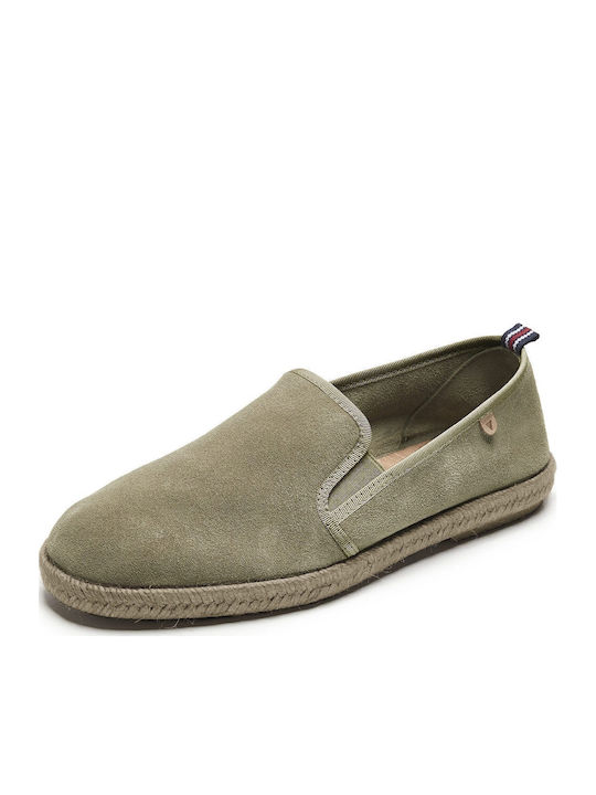 Troy Din piele Espadrile pentru bărbați în culoarea Verde