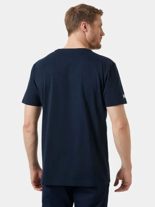 Helly Hansen Shoreline Ανδρικό T-shirt Κοντομάνικο Navy