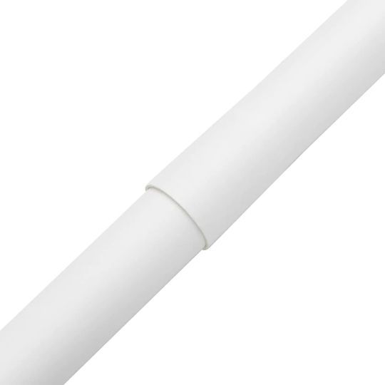 vidaXL Canal de Cablu din Plastic Alb 1m