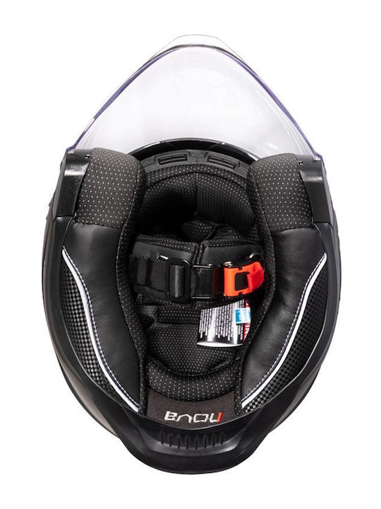 Nova Racing Downtown White Gloss Κράνος Μηχανής Jet ECE 22.06 με Sunvisor