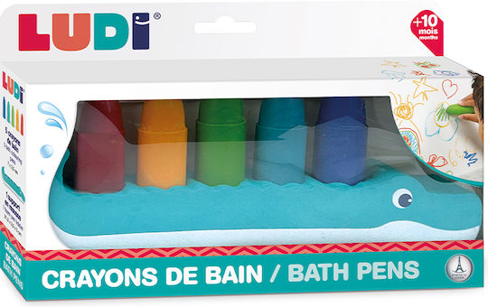 Ludi Bathroom Toy Crayons Painting Case Crocodile Shape