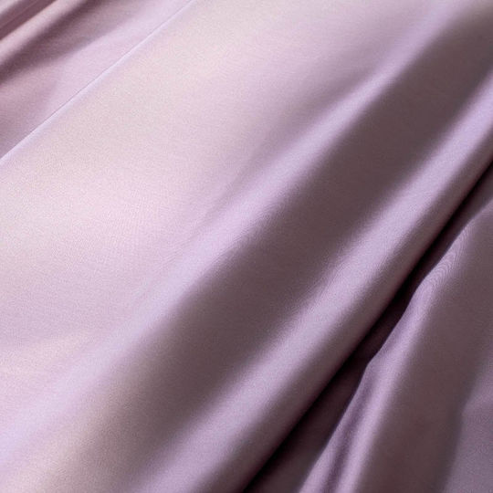 Charisma Bettlaken King Size mit Gummiband 180x200+40cm. Violet Ice