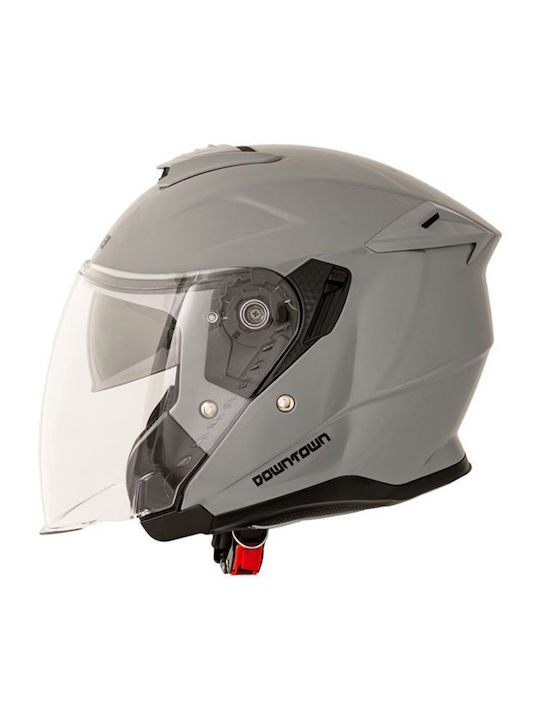 Nova Racing Downtown Nardo Grey Κράνος Μηχανής Jet ECE 22.06 με Sunvisor
