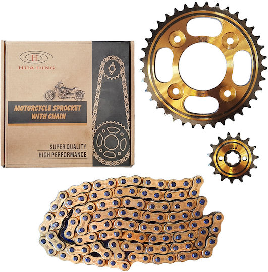 Kit lanț și pinion pentru Honda Innova 125 pentru Sym VF 125