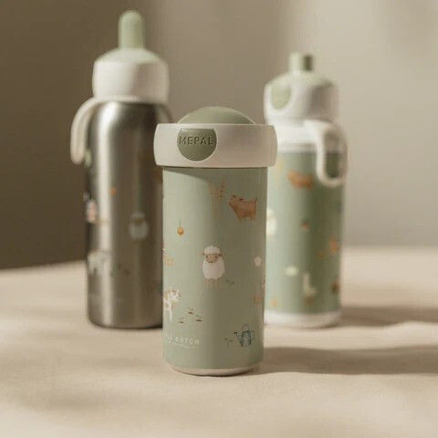 Little Dutch Στεγανό Ποτήρι Καπάκι Little Farm 300ml