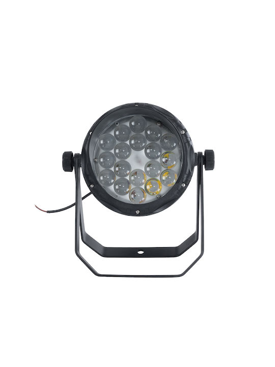 GloboStar Floodlight Outdoor Lighting LED Wall Washer 54W with Natural White Light IP67 Black