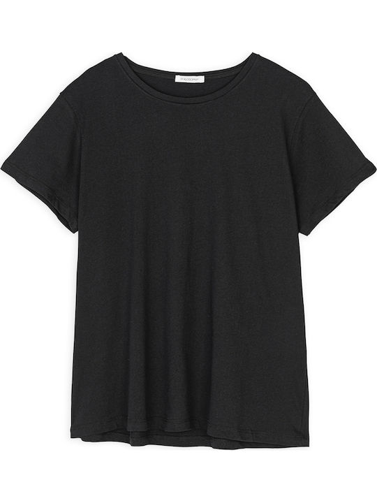 Philosophy Γυναικεια Μπλουζα Κοντο Μανικι Organic Cotton Round Neck T Shirt Basic-bl1759 Anthracite Philosophy Γυναικεια Μπλουζα Κοντο Μανικι Organic Cotton Round Neck T Shirt Basic-bl1759 Anthracite