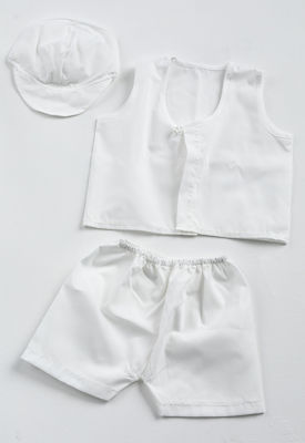 Piccolino Christening Oilcloths Set Ecru 6pcs