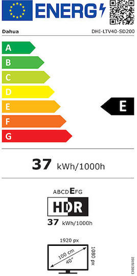 Dahua Smart Τηλεόραση 40" Full HD LED LTV40-SD200 (2023)