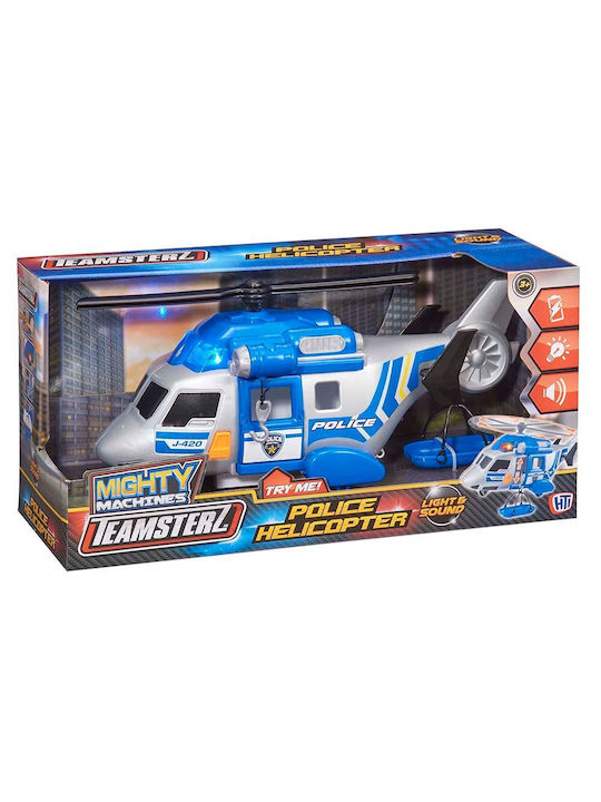 Easter Candle with Toy Teamsterz Police Helicopter with Lights and Sounds for Age 3+ AS
