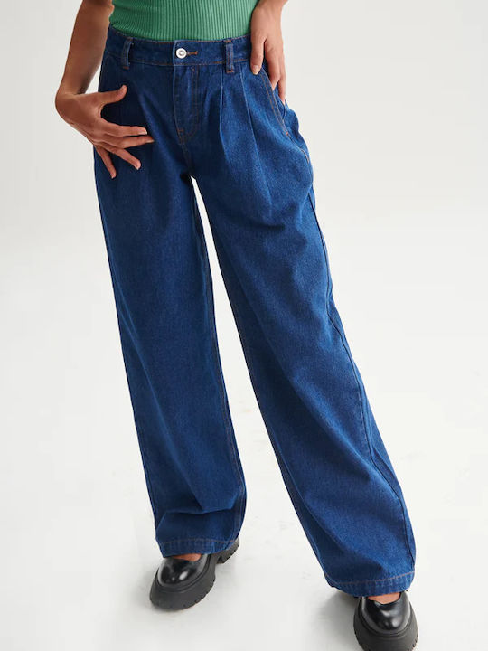 24 Farben Blaue Hosen Damen Denim-Hosen 80351-blau Blau