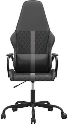 vidaXL 345561 Artificial Leather Gaming Chair Gray