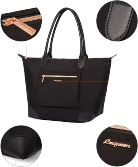 Queen Mother Diaper Bag Shoulder/Handbag Lequeen Black 48x20x31.5cm
