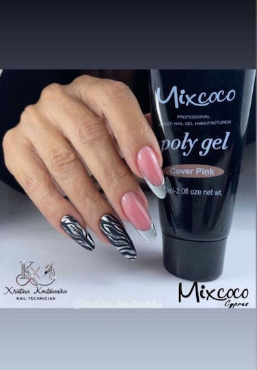 Mixcoco Poly Gel Falsche Nagelgel Rosa 30ml