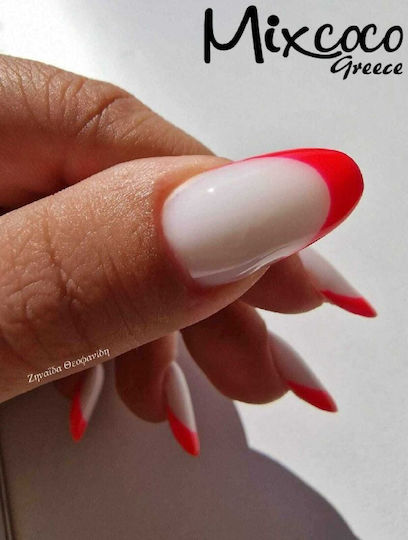 Mixcoco Poly Gel Νυχιών Λευκό 30ml
