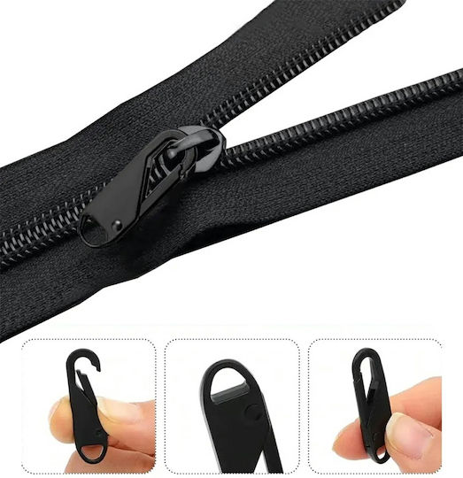 Zipper Zola Ersatz Plastik 37x11x4 Mm Schwarz