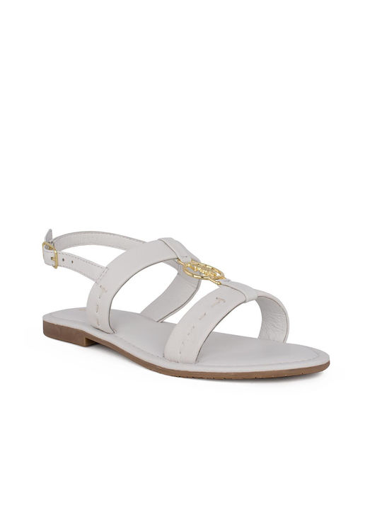 Sandale Femei US Polo Albe Linda005-lth-whi