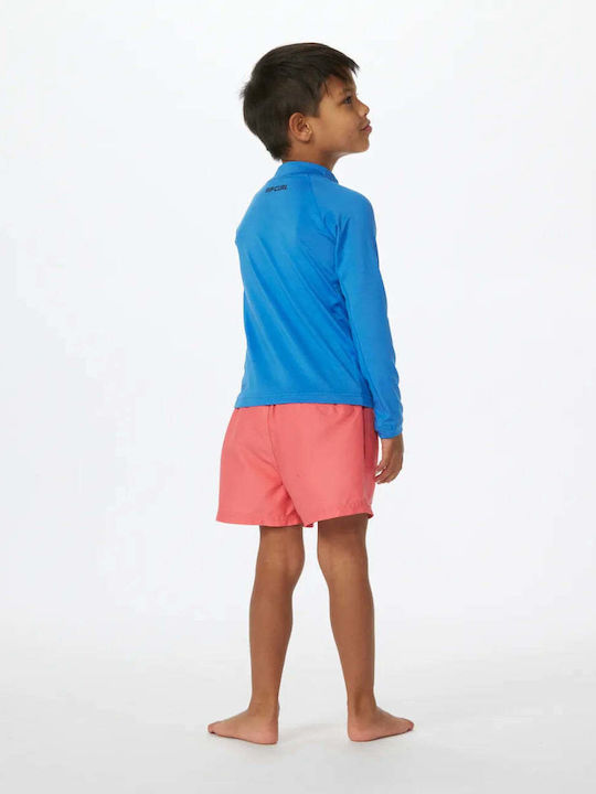 Rip Curl Kids Swimwear Sunscreen (UV) Long Sleeve Shirt BLUE