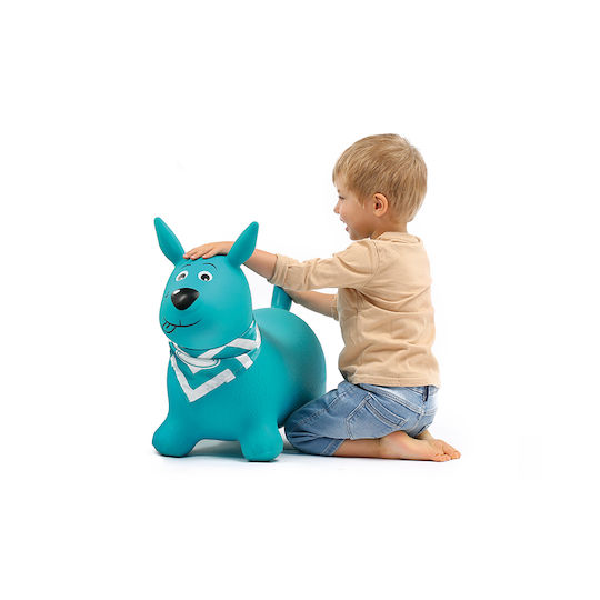 Ludi Hop Hop Dog Blue 47cm.