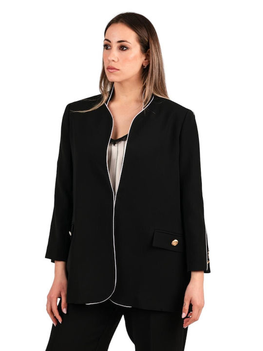 Forel Blazer pentru femei Sacou Negru