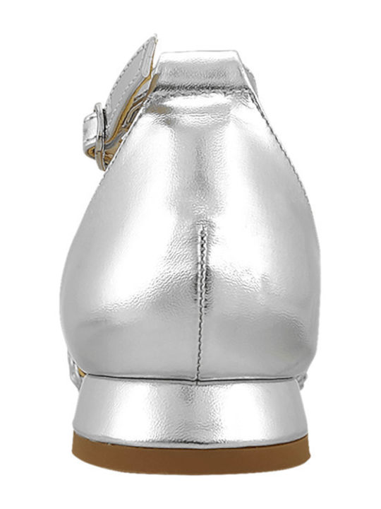 Leather Ballerinas Radel Silver