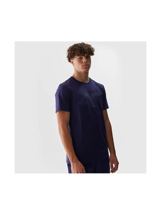 4F Men's Short Sleeve T-shirt Purple