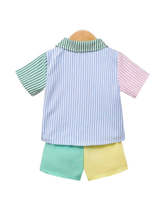 TakTakBaby Kids Set with Shorts Summer 2pcs Multicolor