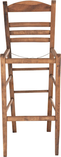 HomeMarkt Gadiel Rahmen Für Barhocker Hölzernes 40.5x39x104cm Beige