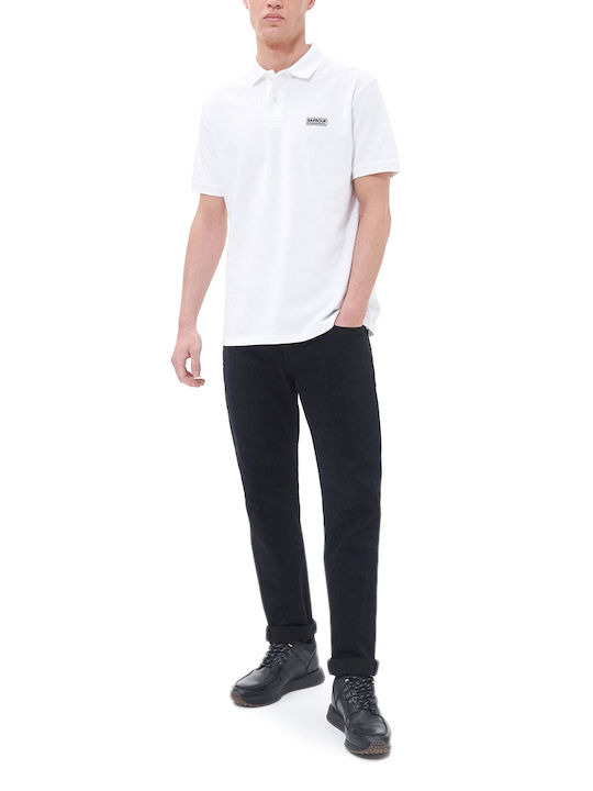 Polo Herrenbluse Kurzarm Weiße