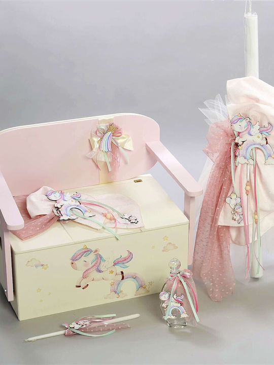 Pachet de botez Kit de botez Fetiță Unicorn Rucho Guy Laroche 10pcs Pk-427